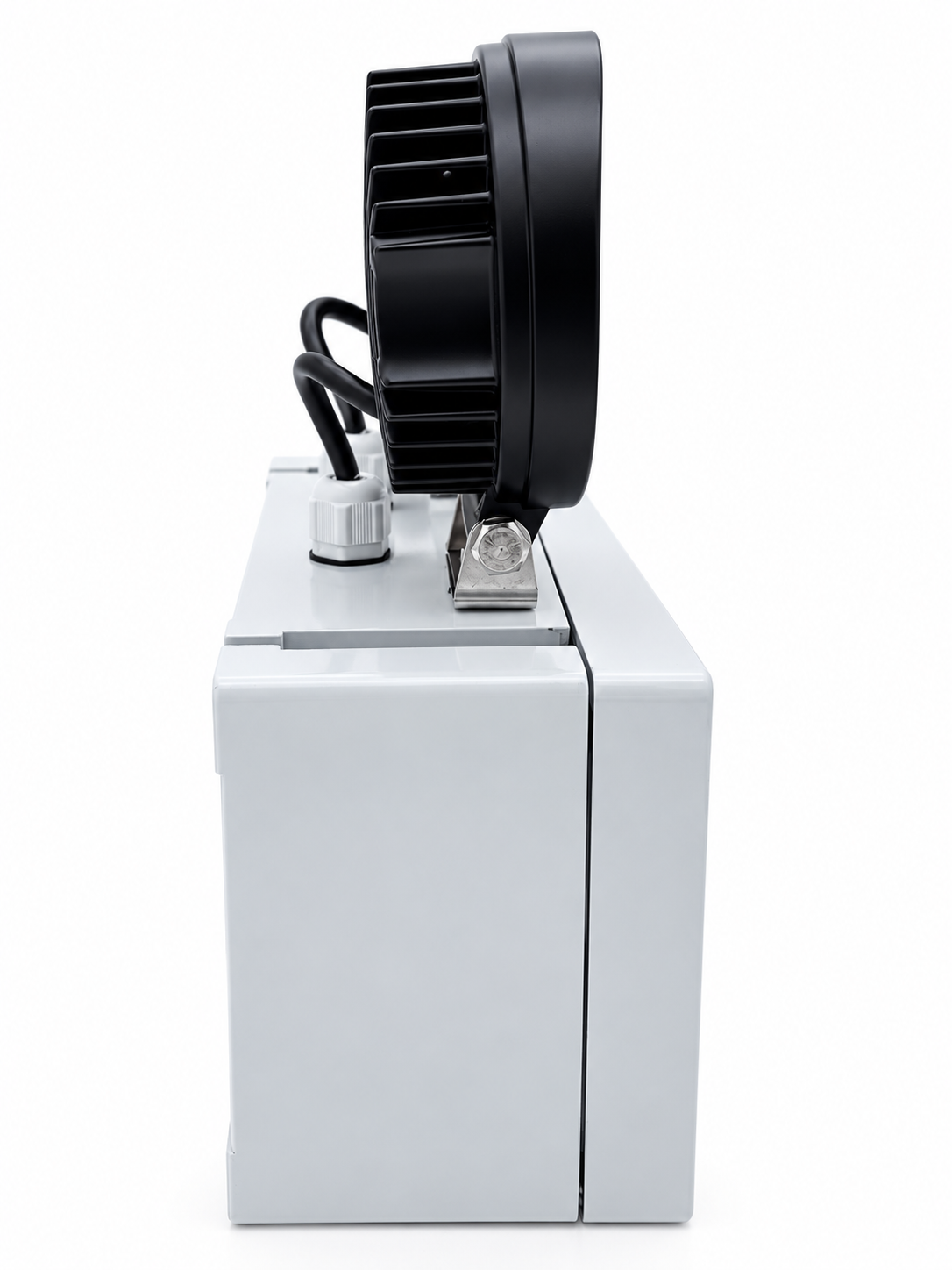 Industrial-emergency-light-dual-LED-heads-rear-view